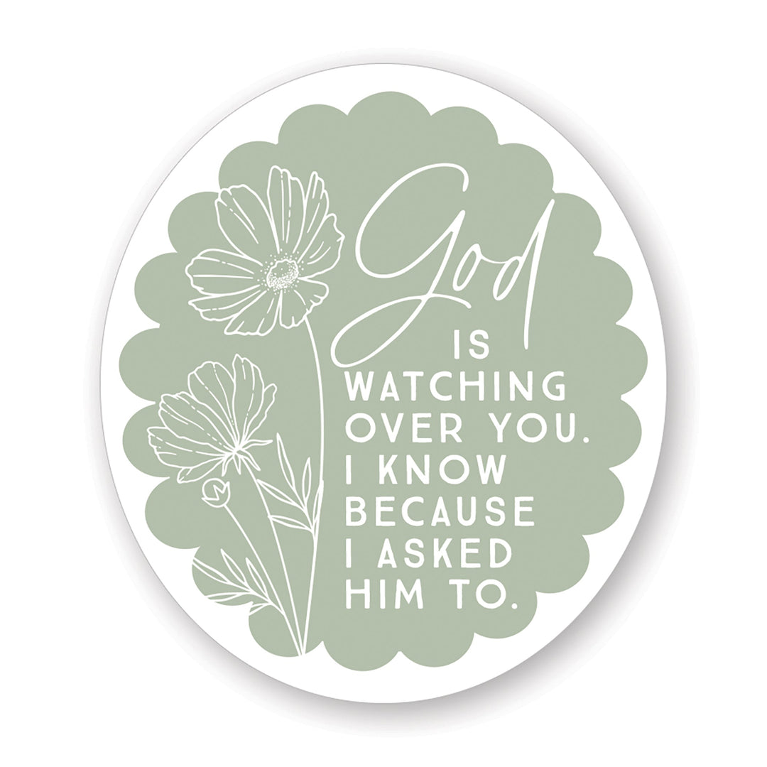 God Watching Flowers