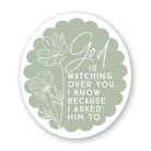 God Watching Flowers