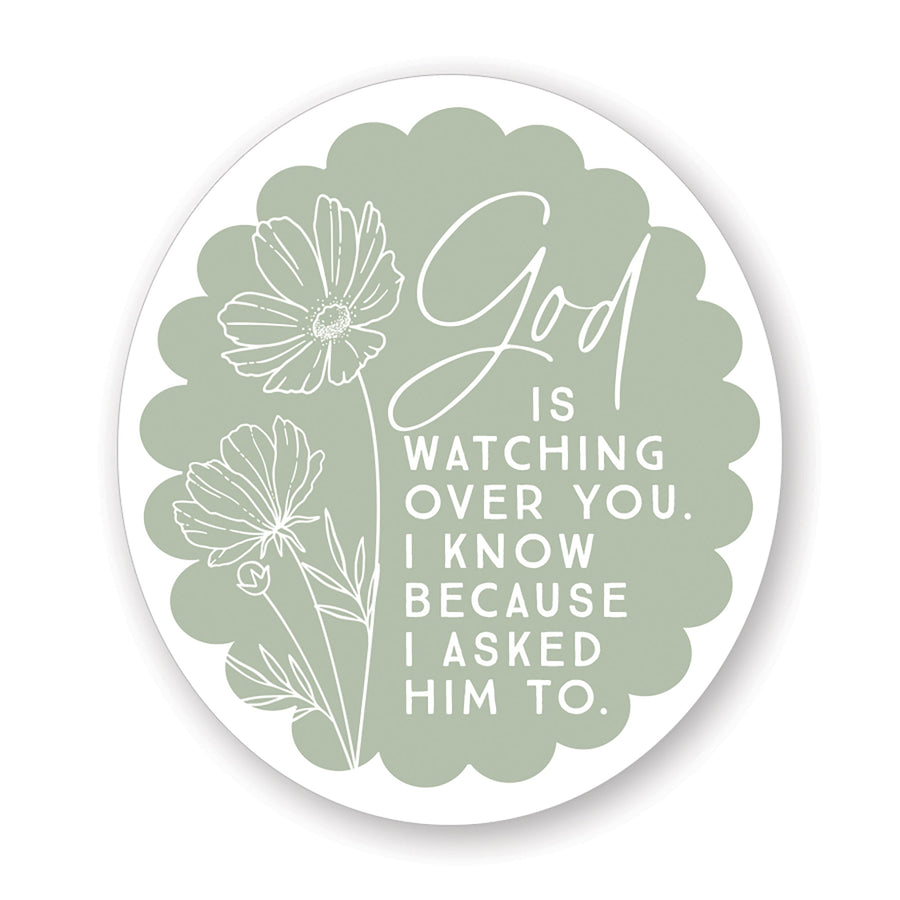 God Watching Flowers