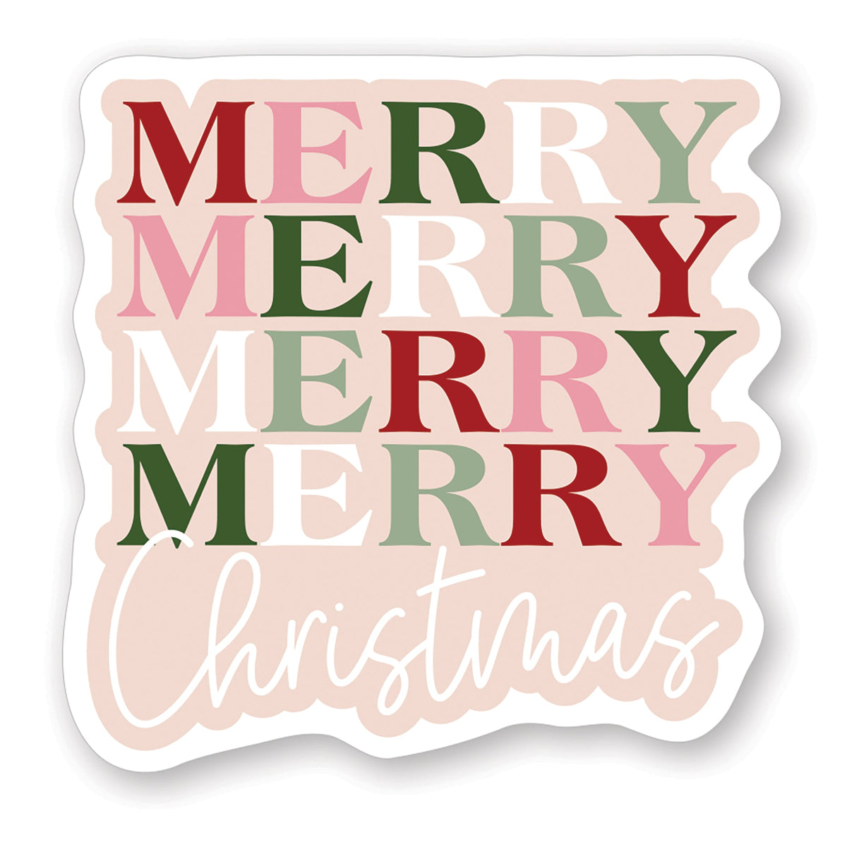 Merry Repeated Pink