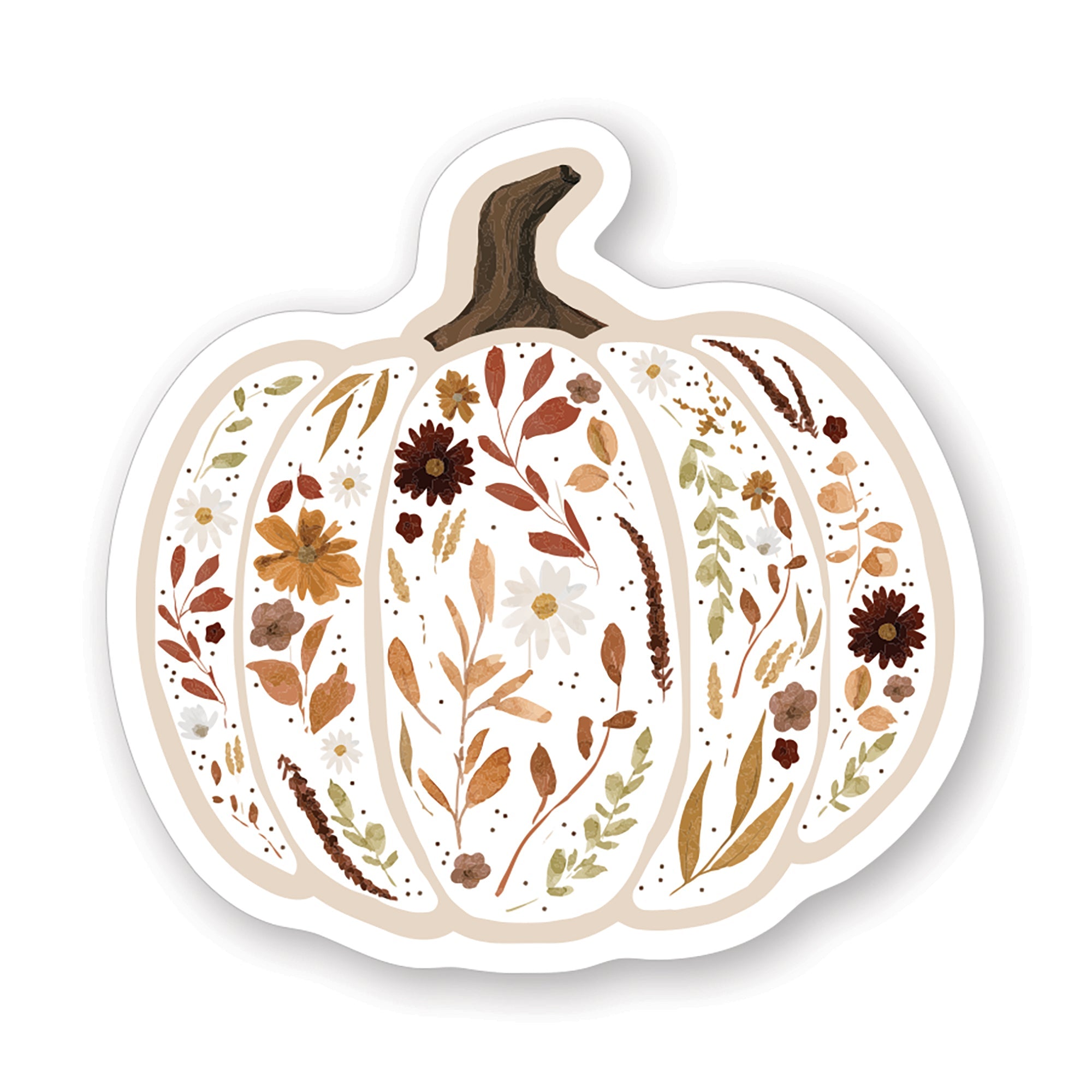 Leaf Collage Pumpkin