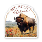 Bison Floral Scene LOC