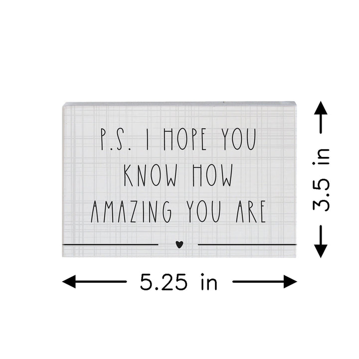 P.S. Amazing