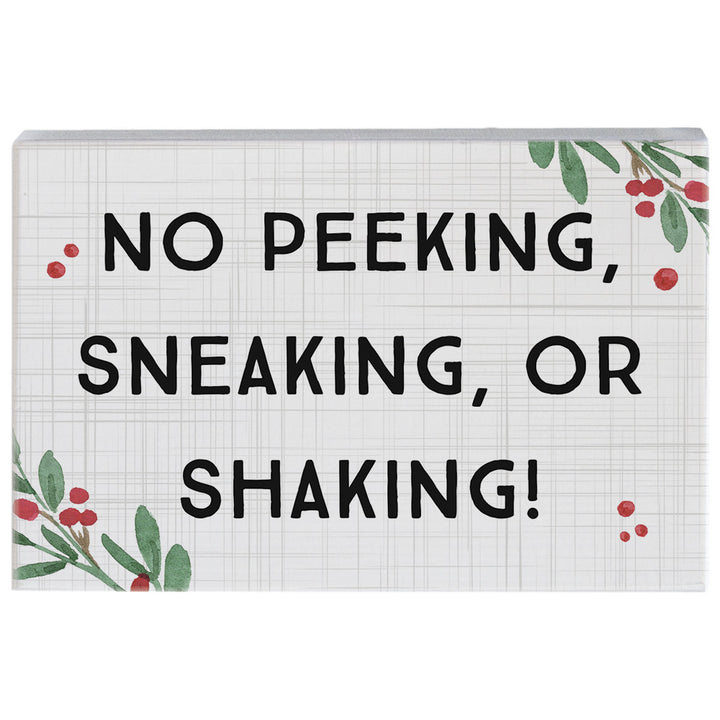 No Peeking Sneaking