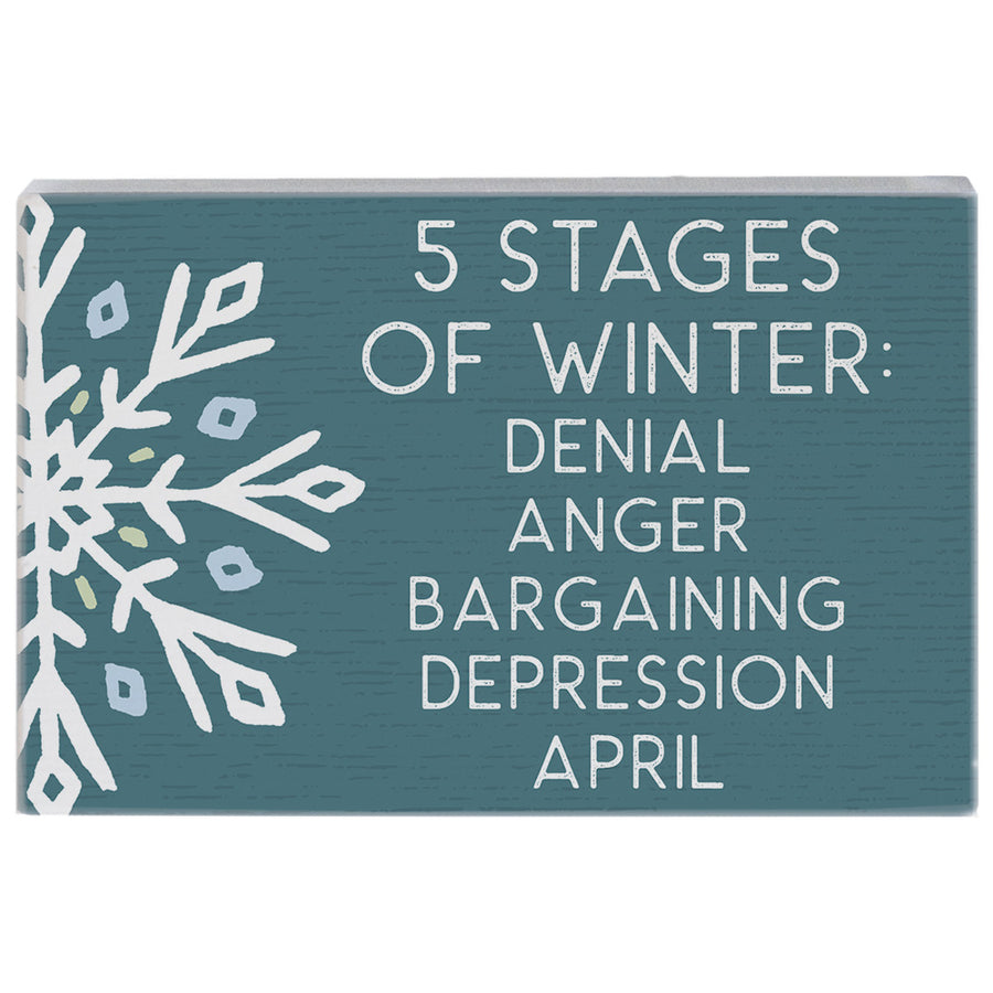 5 Stages Of Winter
