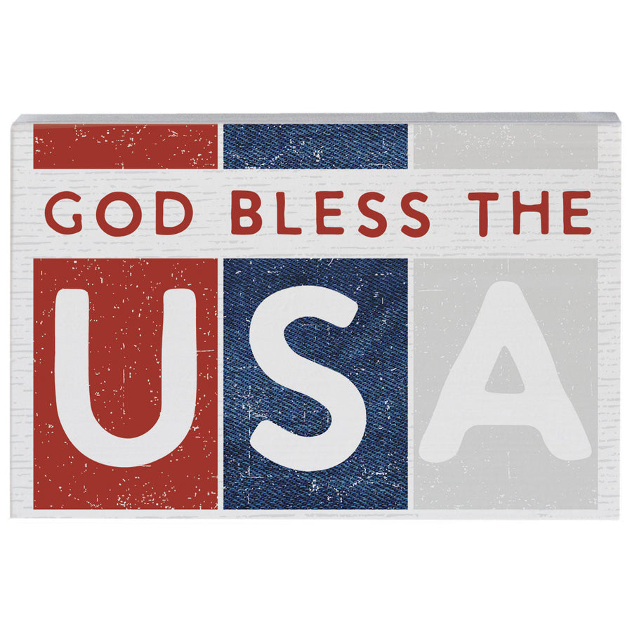 God Bless USA Stripes