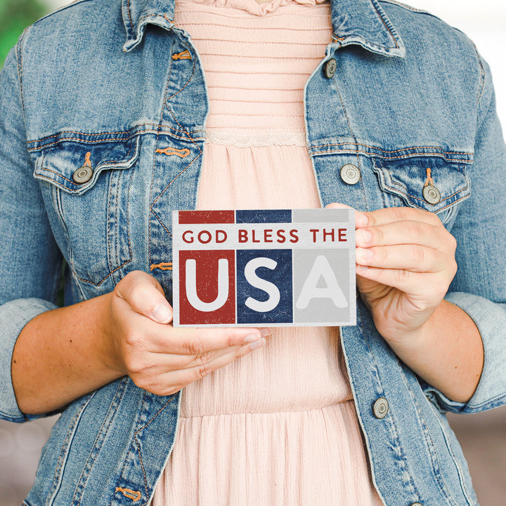 God Bless USA Stripes