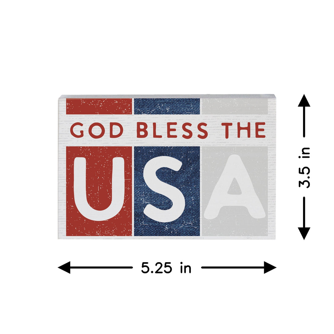 God Bless USA Stripes