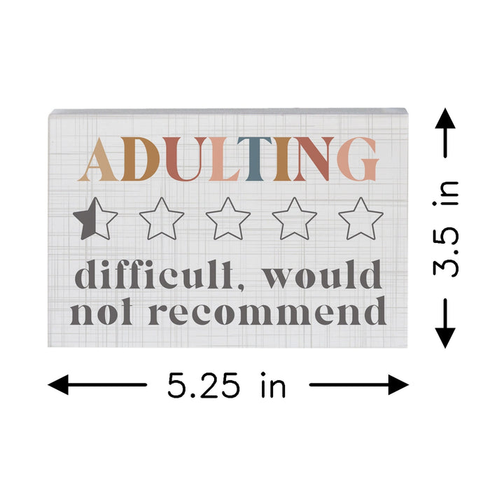 Adulting Half Star