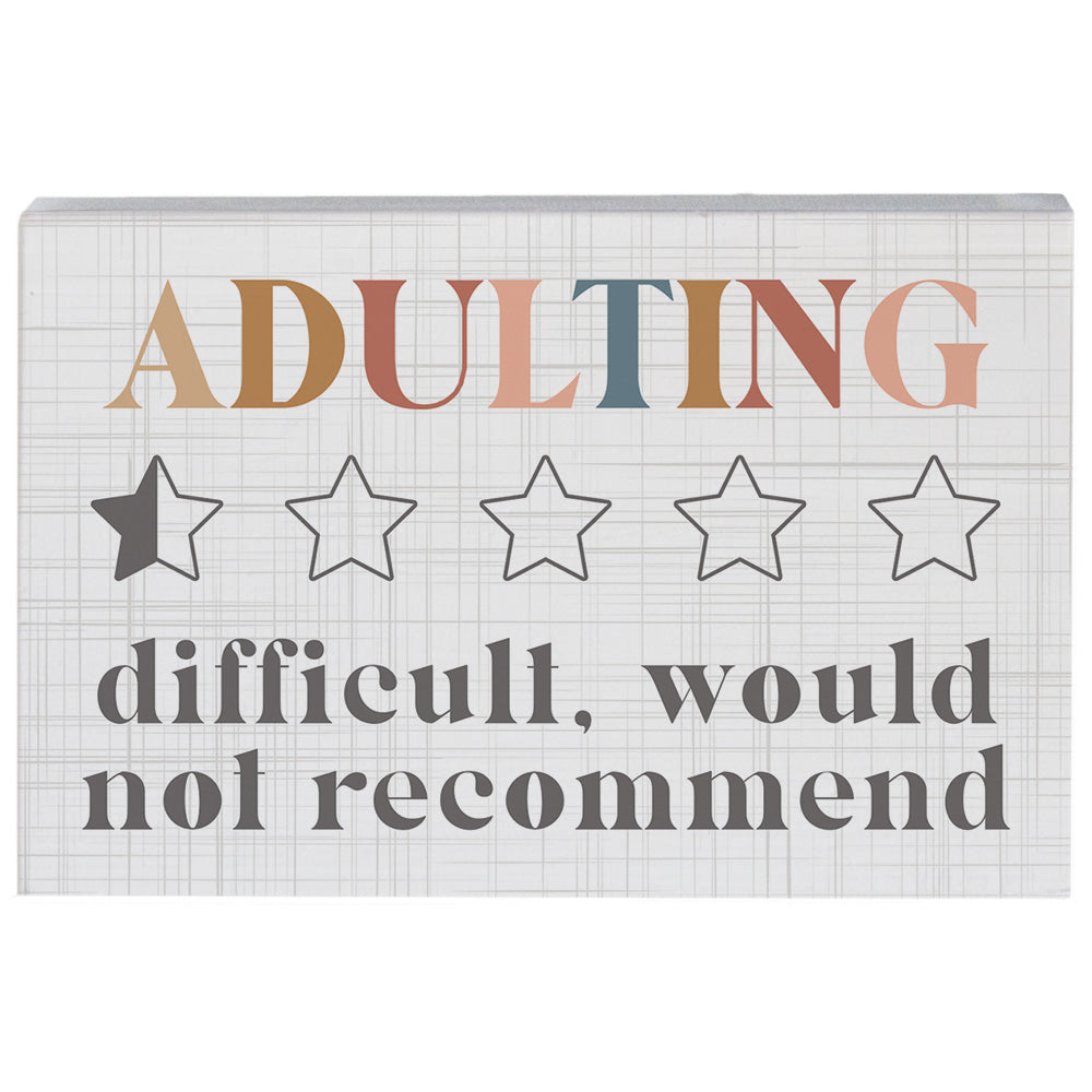 Adulting Half Star