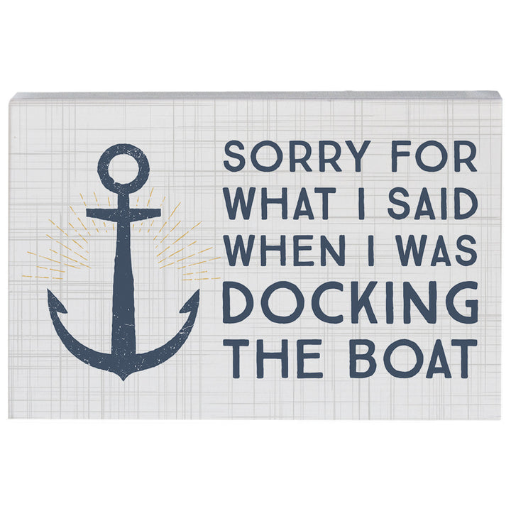 Sorry Docking Boat