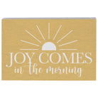 Joy Comes Yellow