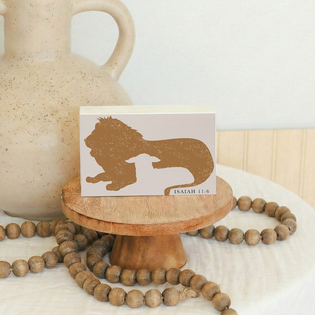 Lion Lamb Isaiah