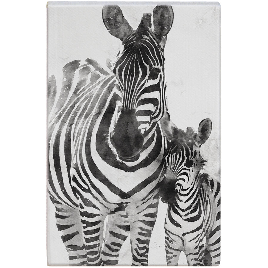 B&W Mom Baby Zebra