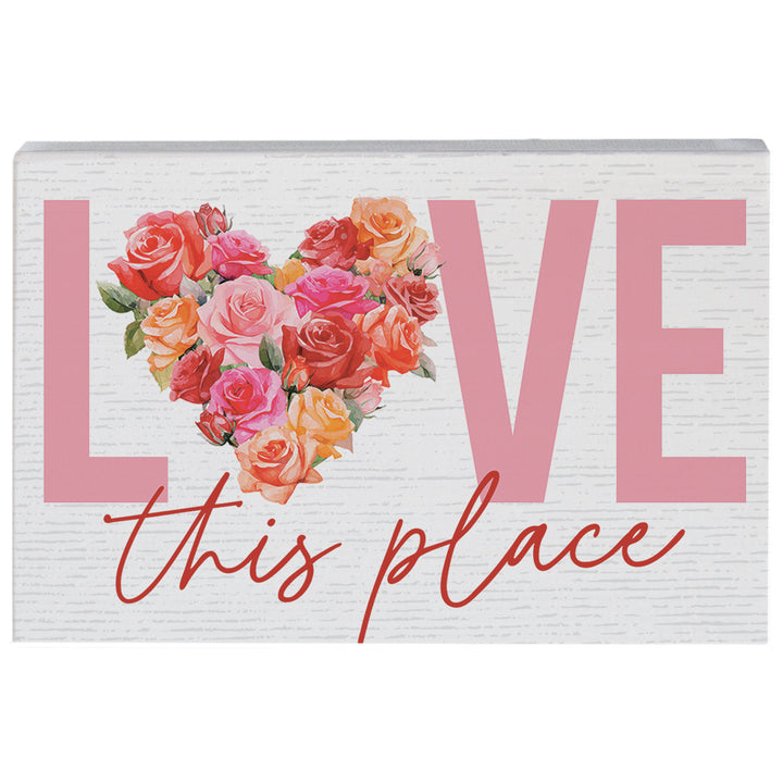 Love Place Rose Heart