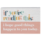 Reading This Good Things