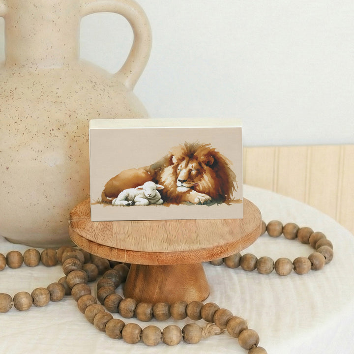 Lion Lamb Art