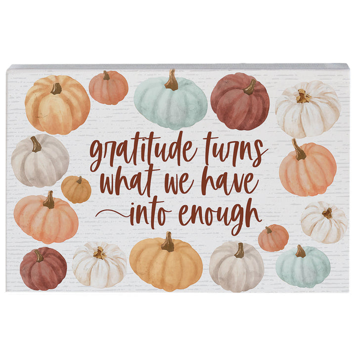Gratitude Turns Pumpkins