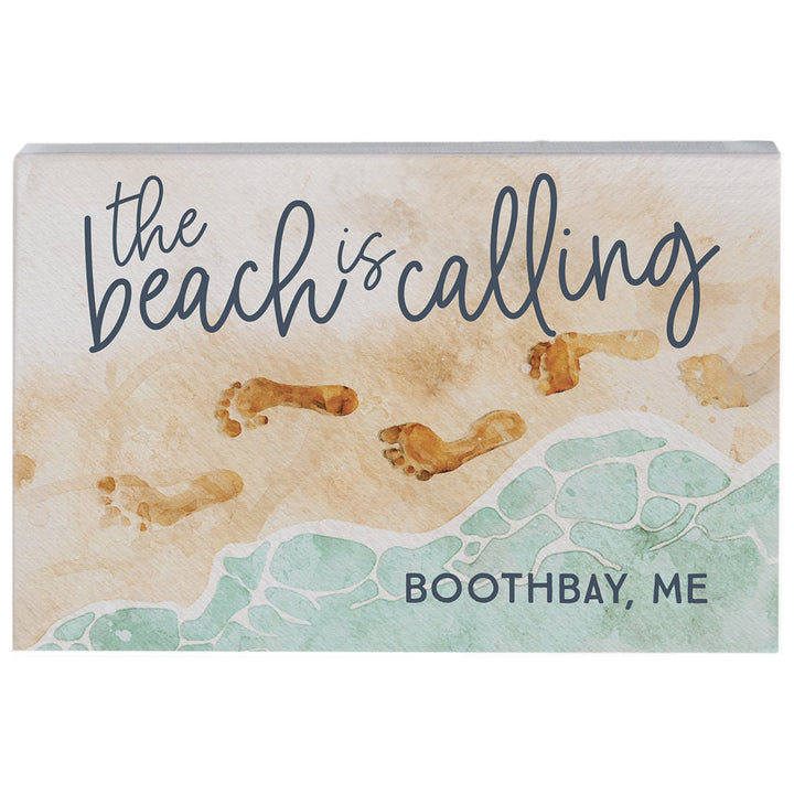 Beach Calling Footprints LOC
