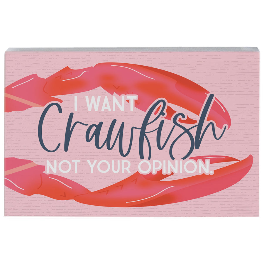 Crawfish Not Opinion