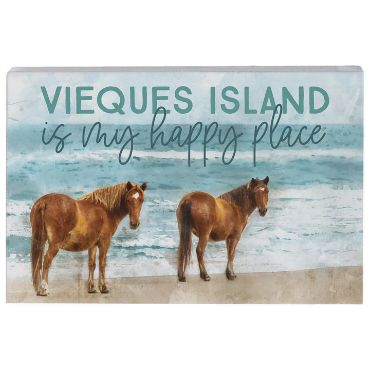 Beach Horses Happy Place LOC