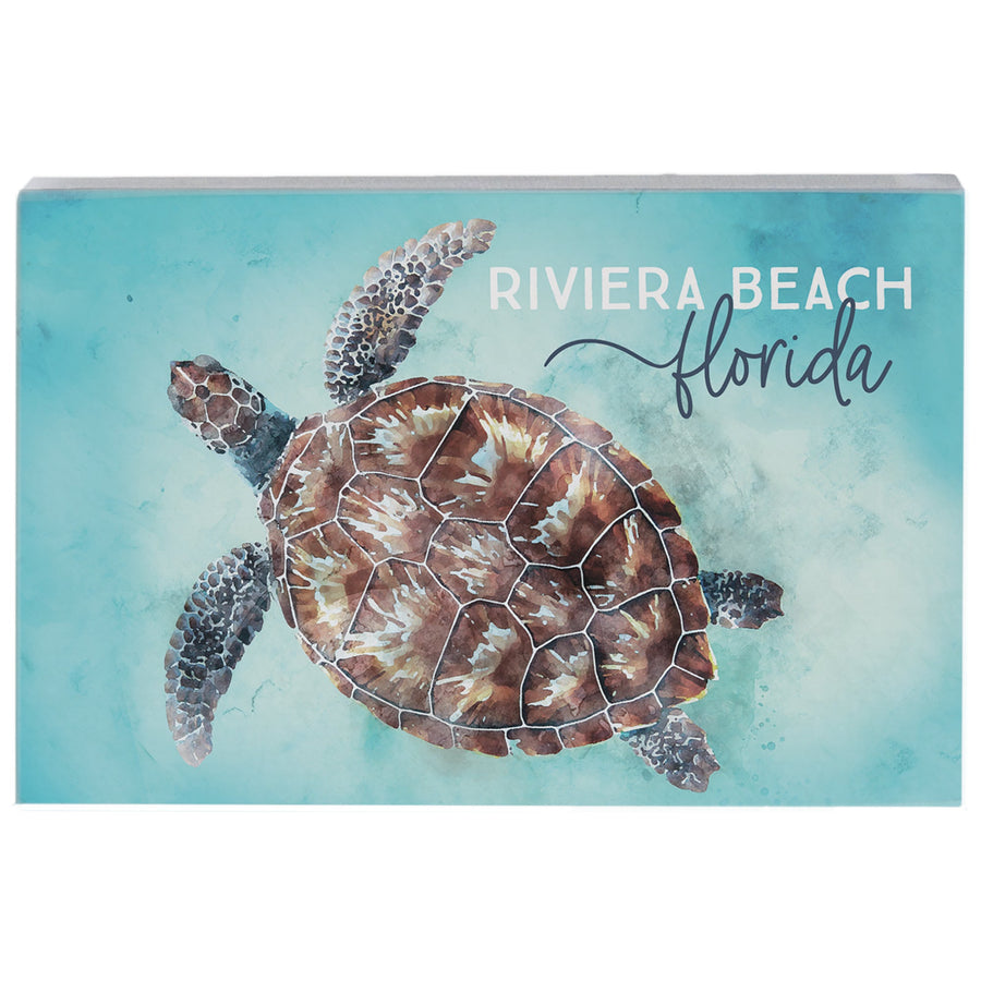 Blue Sea Turtle Art LOC