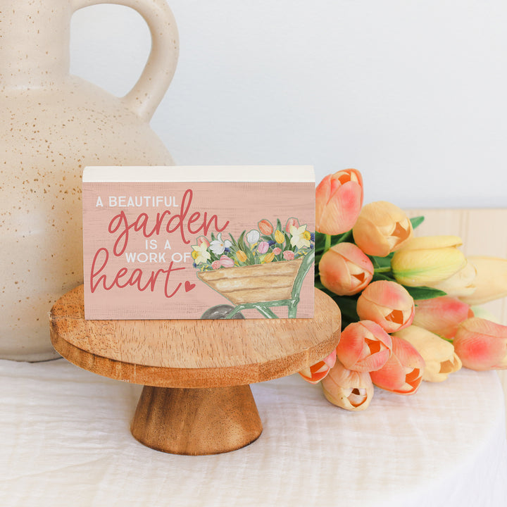 Garden Heart Wheelbarrow