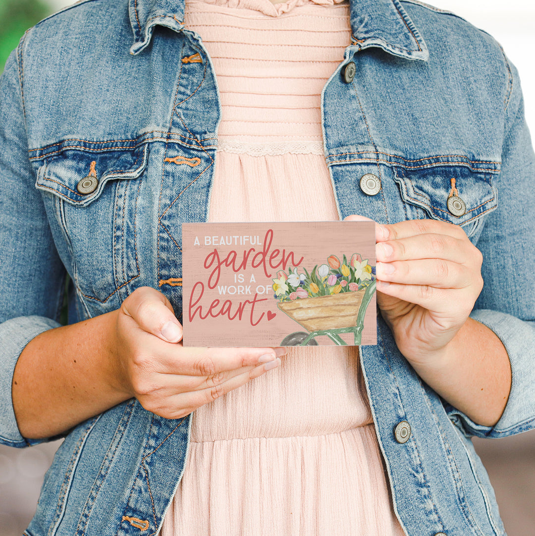 Garden Heart Wheelbarrow