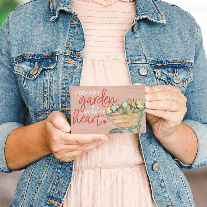 Garden Heart Wheelbarrow
