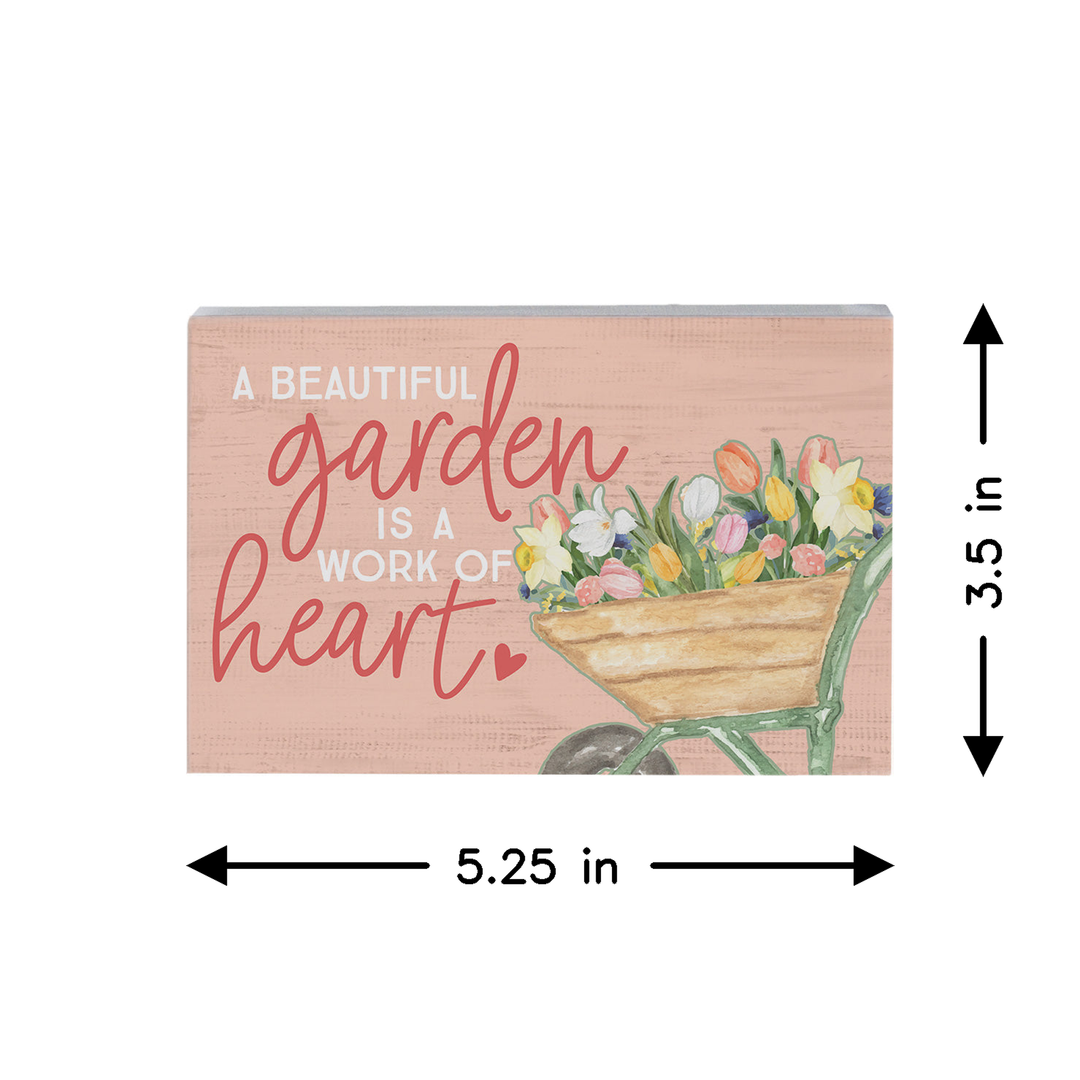 Garden Heart Wheelbarrow