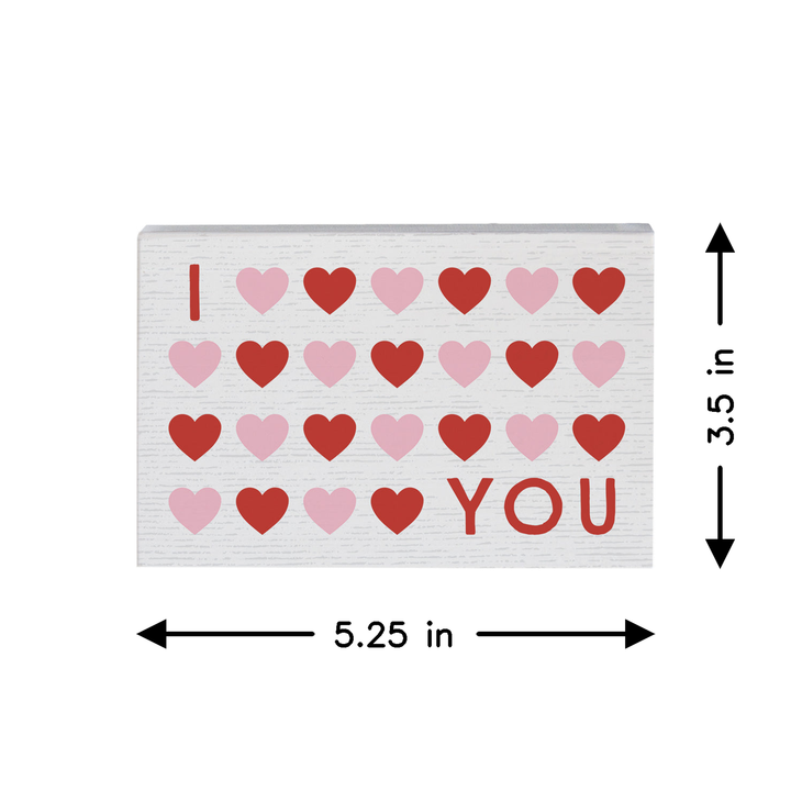 I Pink Red Hearts You