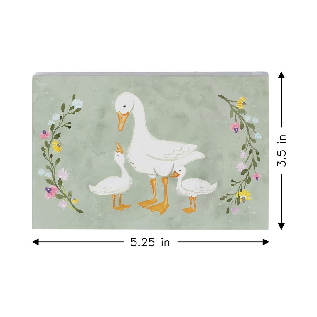 Mama Geese Babies Art