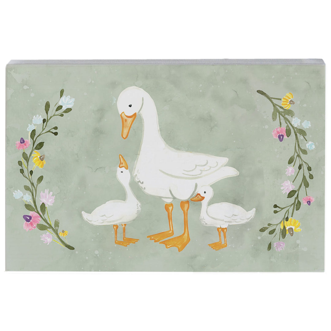 Mama Geese Babies Art