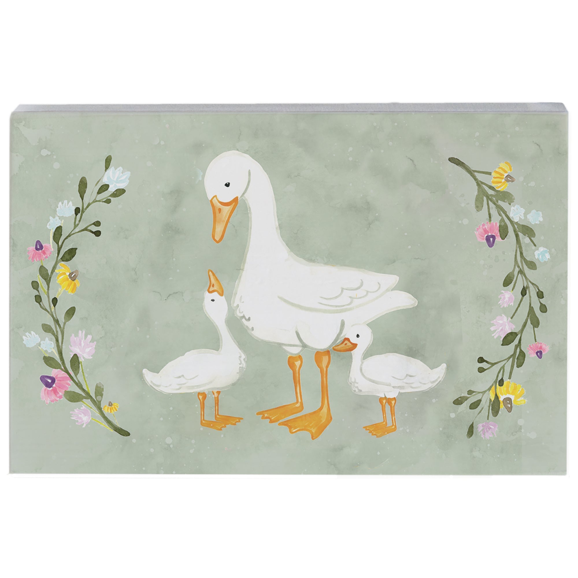 Mama Geese Babies Art