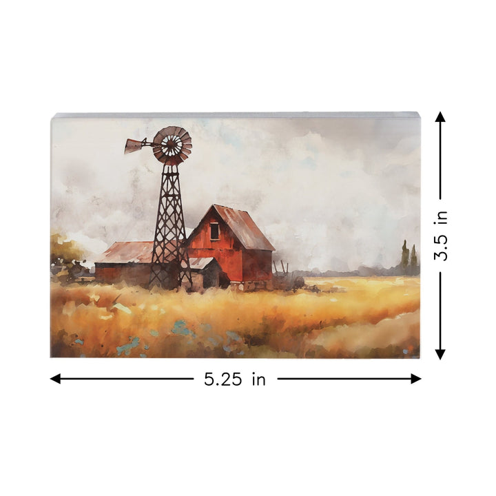 Wheat Farm Scene