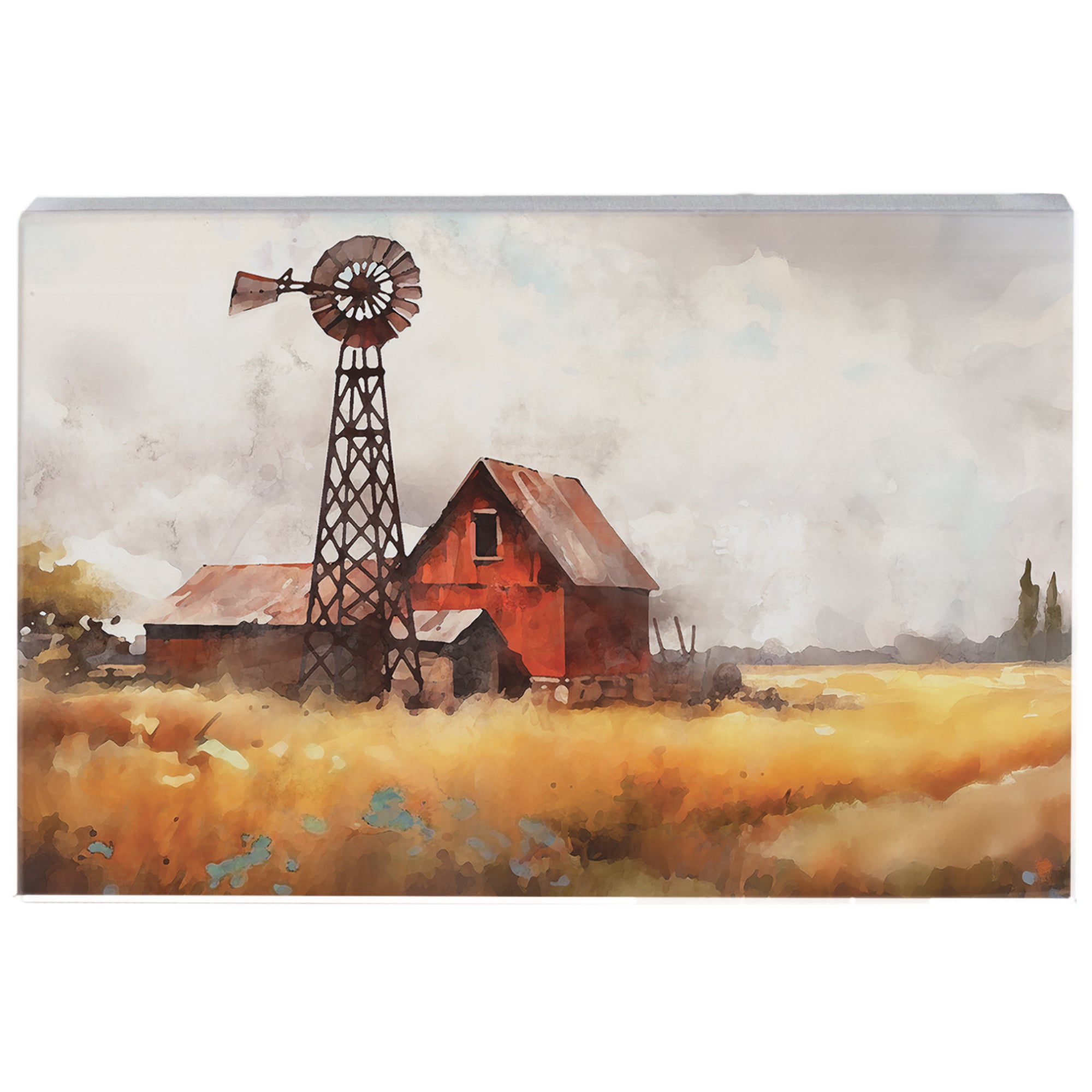 Wheat Farm Scene