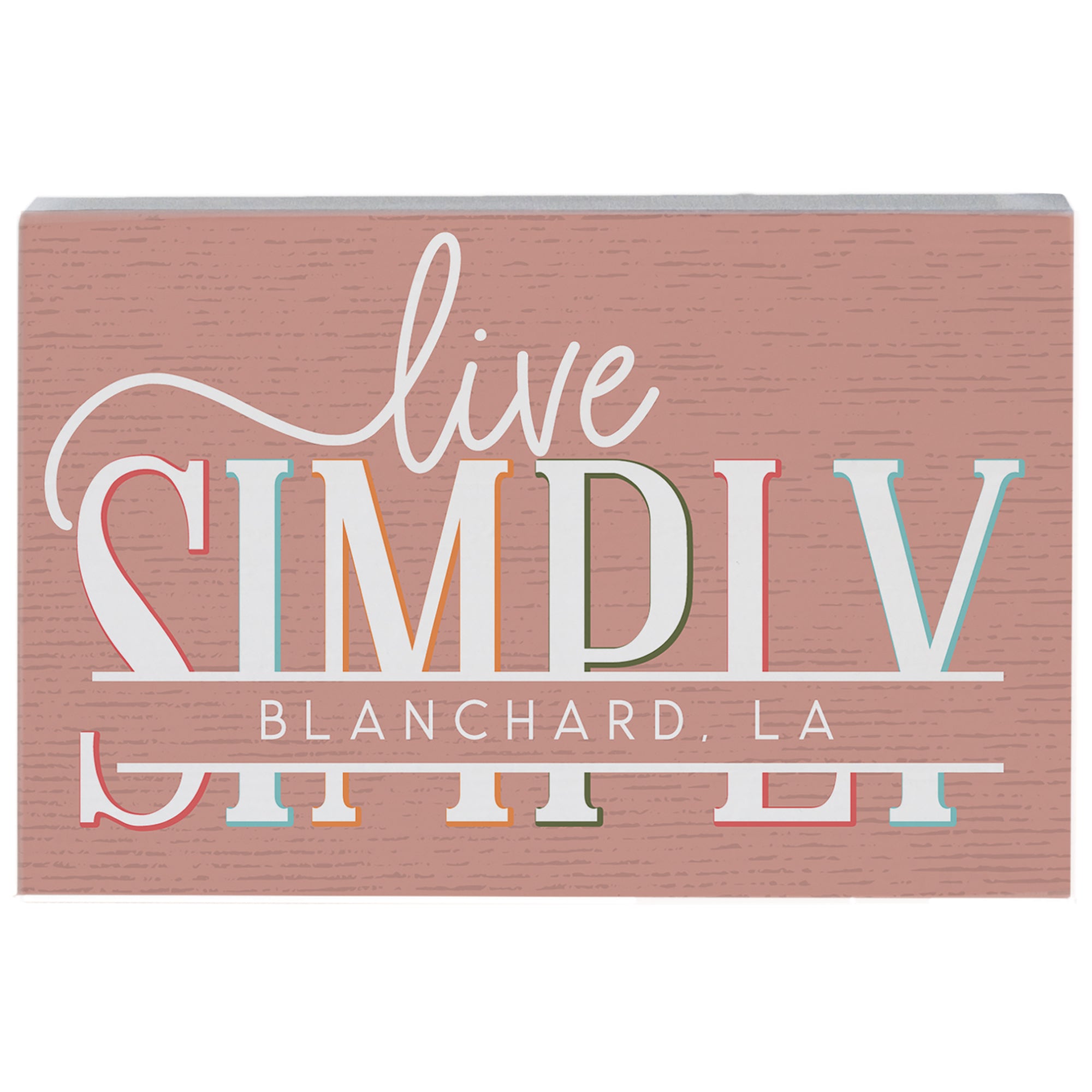 Live Simply Pink LOC