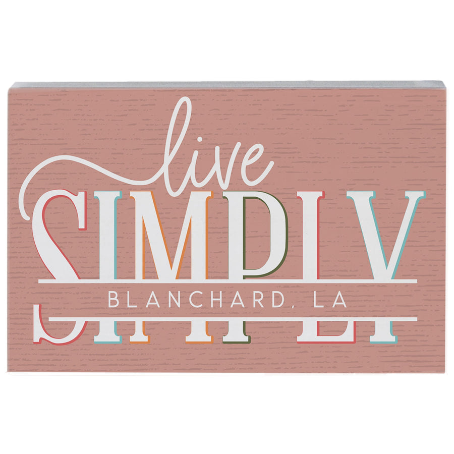 Live Simply Pink LOC