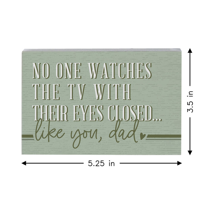 TV Eyes Closed Dad PER
