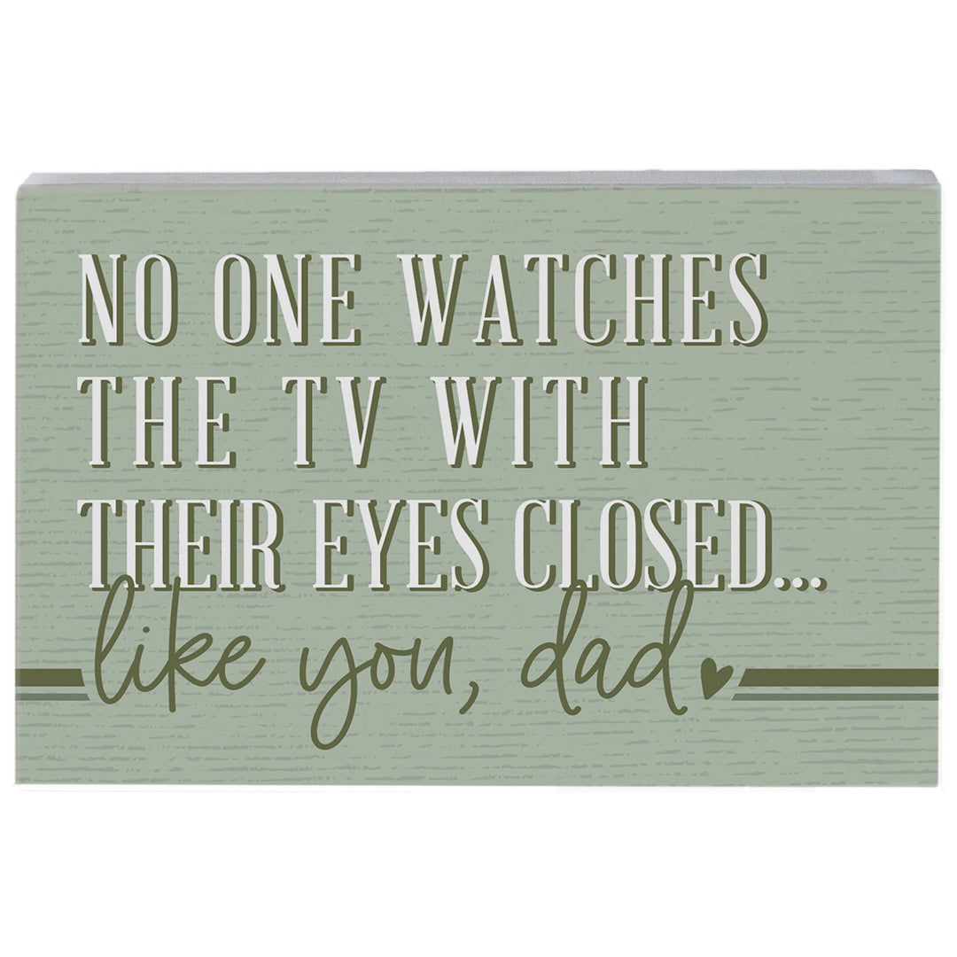 TV Eyes Closed Dad PER