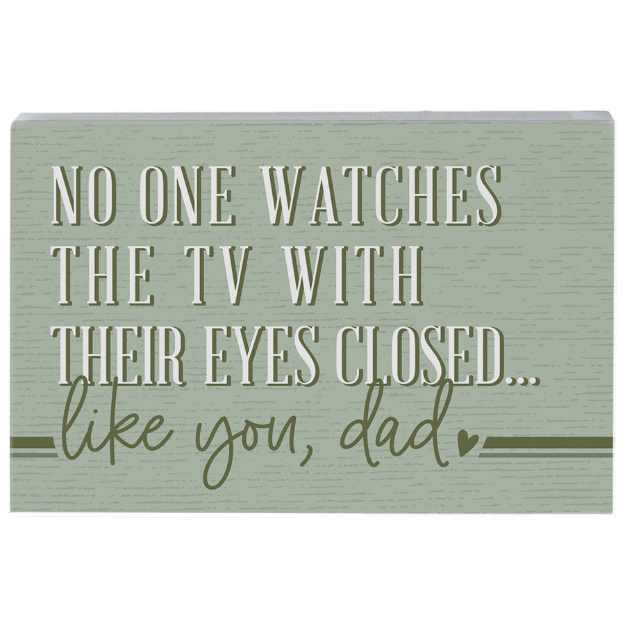 TV Eyes Closed Dad PER