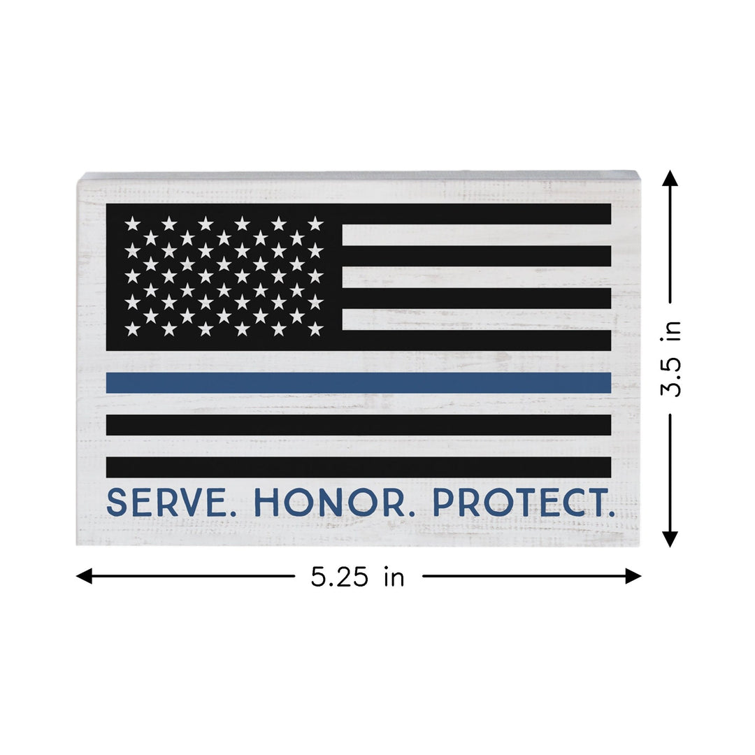 Serve Police Flag