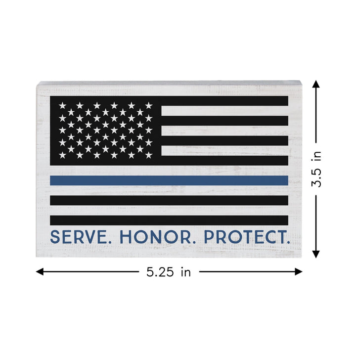 Serve Police Flag