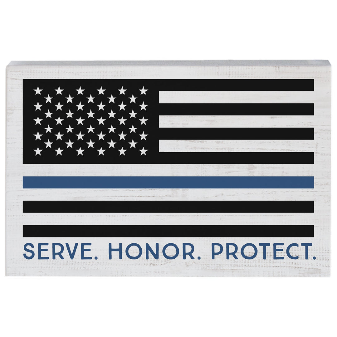Serve Police Flag