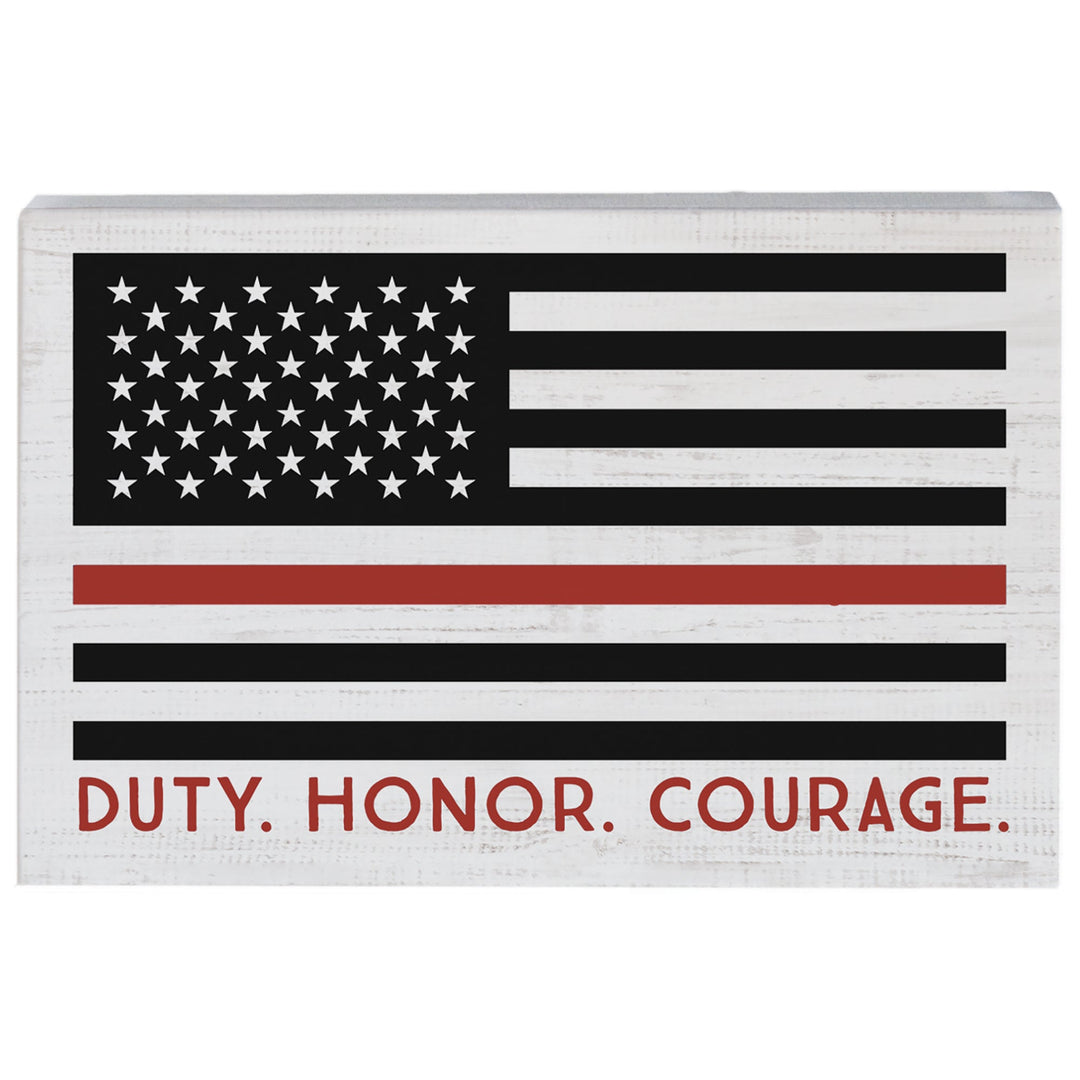 Duty Firefighter Flag