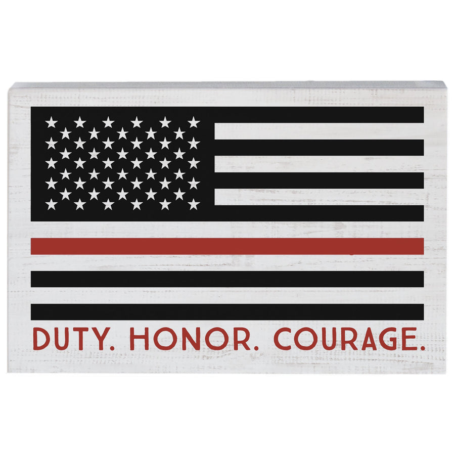Duty Firefighter Flag