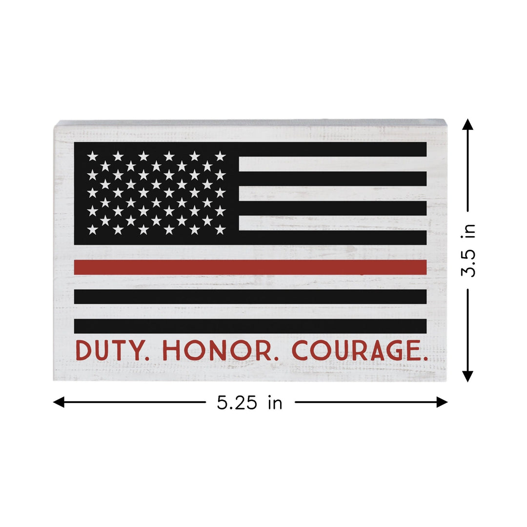 Duty Firefighter Flag