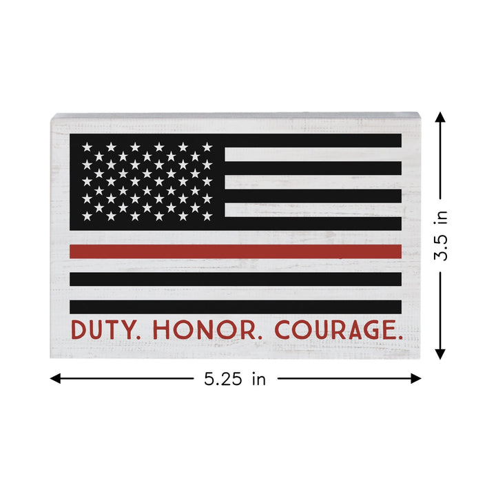 Duty Firefighter Flag