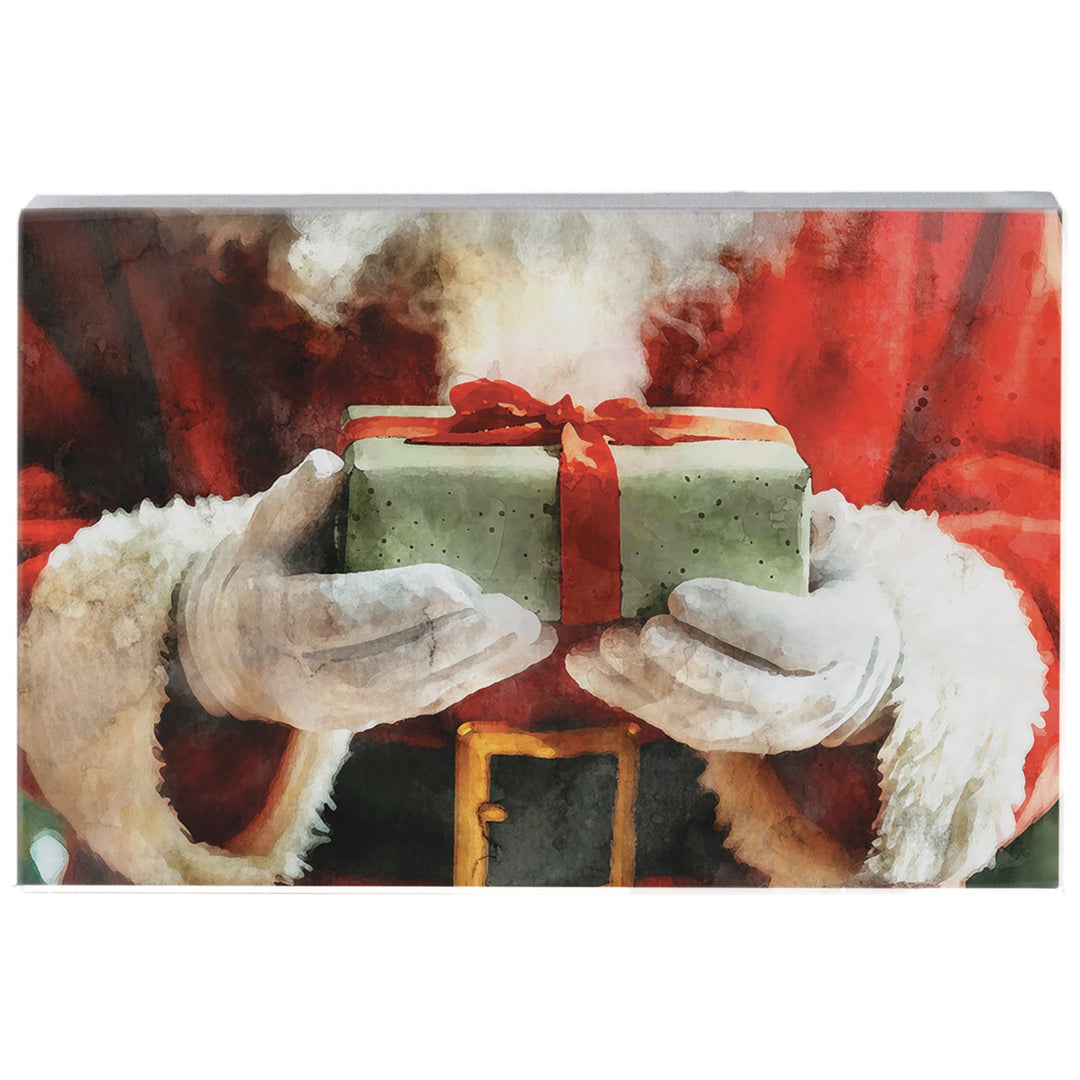 Santa Present Art