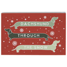 Dachshund Through Snow
